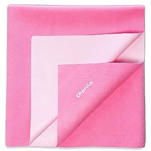 cherilo quick dry waterproof protector baby dry sheet large 100cm x 140cm pink