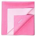 Cherilo Quick Dry Waterproof Protector Baby Dry Sheet, Medium (70cm X 100cm)| Pink