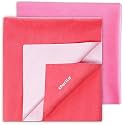 Cherilo Waterproof Baby Bed Protector Sheet Combo, Small (Pink + Salmon Rose)