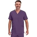 Cherokee Infinity Men's V-Neck Scrub Top with 3 Pockets and 360° Stretch