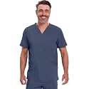 Cherokee Infinity Men's V-Neck Scrub Top with 3 Pockets and 360° Stretch