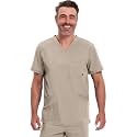 Cherokee Infinity Men's V-Neck Scrub Top with 3 Pockets and 360° Stretch