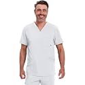 Cherokee Infinity Men's V-Neck Scrub Top with 3 Pockets and 360° Stretch