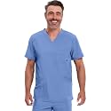 Cherokee Infinity Men's V-Neck Scrub Top with 3 Pockets and 360° Stretch