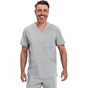 Cherokee Infinity Men's V-Neck Scrub Top with 3 Pockets and 360° Stretch
