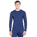 Cherokee Scrubs Men’s Long Sleeve Underscrub Knit Tee,Crew Neck, Stretch Durable Layering Shirt for Medical Uniforms - WW700