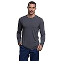 Cherokee Scrubs Men’s Long Sleeve Underscrub Knit Tee,Crew Neck, Stretch Durable Layering Shirt for Medical Uniforms - WW700