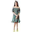 Cherry amp Jerry Floral Print Off-Shoulder Crepe