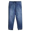 Cherry Crumble Blue Washing Effect Denim Casual