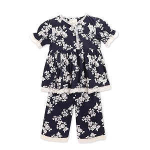 Cherry Crumble California Kids Girls Ups-a-Daisy Sleepwear