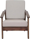 Cherry Wood Rosewood (Sheesham) Fabric 1 Seater  Sofa (Finish Color - Provincial Teak, DIY(Do-It-Yourself))