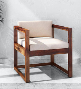 cherry wood rosewood sheesham solid wood living room chair finish color - provincial teak pre-assembled