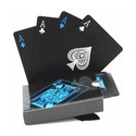 CHESHTA Waterproof 54 Pieces of PVC Plastic Magic Tricks Tool Poker Playing Card (Black)
