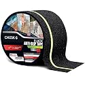 Chesk Grip Tape for Stairs – 4in x 30ft Glow in the Dark Black Grip Tape – Adhesive Stair Treads Non-Slip Indoor and Outdoor – Anti-Slip Stair Strips for Skateboard, Shower, Floor, Steps