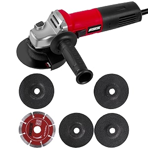 cheston angle grinder for grinding cutting polishing 4 inch100mm 900w grinder machine with auxiliary handle for heavy duty grinding tasks with 1 cutting blade amp 4 grinding wheel