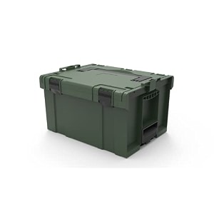 cheston high grade plastic tool box for tools i tool kit box for garage and hometool box without tools i professional stackable boxes with interlocking system with one-click large