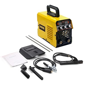 cheston welding machine 238 amp single phase  gasless mig welding machine for home use  igbt technology anti stick hot start  arc welding tools included  small welding machine - 238a