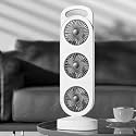 Slim Portable Desk fan, Adjustable Mini Fan, Rechargable Fan with, Long Battery-life Personal Fan for Home Outdoor, ( Multi Color ) (3 Layer Fan)