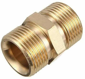 chetson m22 male brass connector for extension of washer hose pipe hose extender pressure washer