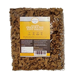 chewers oven baked real chicken amp egg puppy dog biscuits chicken flavour dog treat 1 kg