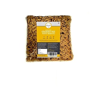 chewers oven baked real chicken amp egg dog biscuits chicken flavour dog treat 1 kg pack of 10