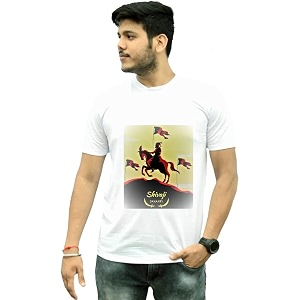 CHHATRAPATI Shivaji MAHARAJ JAYANTI Unisex Cotton Tshirt
