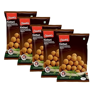 chheda39s - kachori - crispy spicy snack - with spicy mixture filling - 350 gm pack of 5