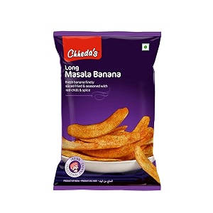 chheda39s - long masala banana chips - banana wafers - crispy chips - 170gm pack of 1