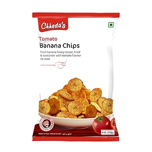 chheda39s snacks - banana chips tomato 170g204g pack