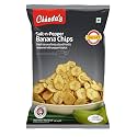 CHHEDA'SAlt N Pepper Banana Chips - Banana Wafers - Crispy Chips - 170Gm Pack Of 1 - Salt And Paper