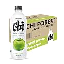 CHI FOREST Flavored Sparkling Water Beverage, Green Apple, Zero Sugar, 16.2 fl oz Bottles (pack of 15)