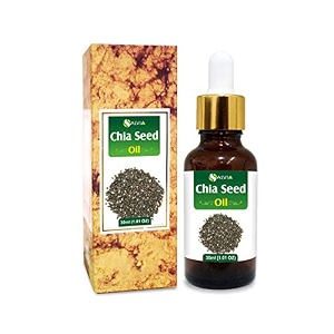 salvia chia seed oil salvia hispanica carrier oil for skincare haircare amp massage  lightweight botanical oil for diy beauty formulations  30 ml  101 fl oz