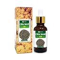 Salvia Chia Seed Oil (Salvia hispanica) Carrier Oil for Skincare, Haircare &amp; Massage – Lightweight Botanical Oil for DIY Beauty Formulations – 50 ml / 1.69 fl oz