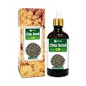 Salvia Chia Seed Oil (Salvia hispanica) Carrier Oil for Skincare, Haircare &amp; Massage – Lightweight Botanical Oil for DIY Beauty Formulations – 100 ml / 3.38 fl oz