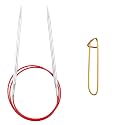 ChiaoGoo Red Lace 24-Inch, US 10 (6mm) Circular Knitting Needle