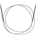 ChiaoGoo Red Lace Circular 60 inch (152cm) Stainless Steel Knitting Needle Size US 9 (5.5mm) 7060-9