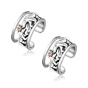 CHIC &amp; ARTSY 925 Sterling Silver Ear Cuffs for Women, Non Piercing Clip On Cartilage Cuffs, Adjustable Fake Conch &amp; Helix Earrings, Gold Plated &amp; Oxidized Various Styles
