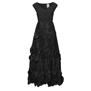 CHIC STAR Womens 3D Floral Applique Maxi