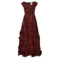 CHIC STAR Womens 3D Floral Applique Maxi