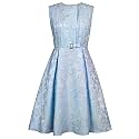 CHIC STAR Womens Embossed Jacquard Dress