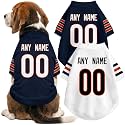 Chicago Dog Clothes Custom Name Number T Shirt for Dog Gifts