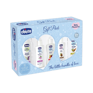 Chicco Baby Moments Essential Blue Gift Set