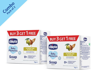Chicco Baby Moments Soap - 8 x