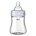 Chicco Duo Hybrid Baby Bottle, Glass Inside &amp; Plastic Outside, 5 oz