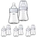 Chicco Duo Hybrid Baby Bottles, Glass Inside, Plastic Outside, 5oz, 1 Count (Pack of 8)
