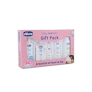 chicco first cuddle gift set-pink