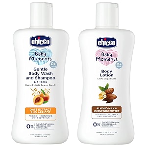 chicco gentle bodywash amp shmapoo 200ml with chicco body lotion 200ml