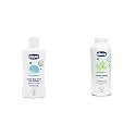 Chicco Baby Moments Gentle Body Wash And Shampoo For Soft Skin And Hair, Dermatologically Tested, Pa&amp;Baby Moments Talcum Powder, Soothes &amp; Moisturises Baby’S Skin, Vegetarian, Dermatologically T