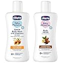 Chicco Gentle Bodywash &amp; Shmapoo 200Ml With Chicco Body Lotion 200Ml