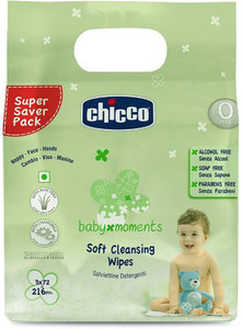 Chicco Soft cleansing wipes Tripack 216